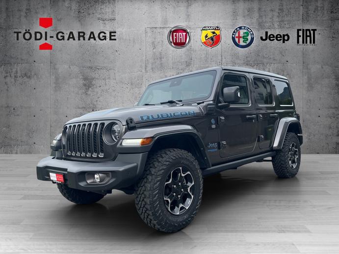 JEEP Wrangler 2.0 Turbo Rubicon Power Unlimited 4xe, Plug-in-Hybrid Benzin/Elektro, Occasion / Gebraucht, Automatik