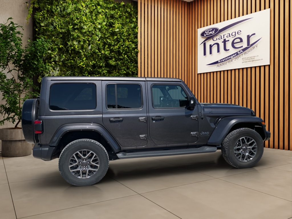 JEEP WRANGLER 2.0 Turbo 80th Anniversary Unlimited 4xe, Hybride Rechargeable Essence/Électricité, Occasion / Utilisé, Automatique - 5