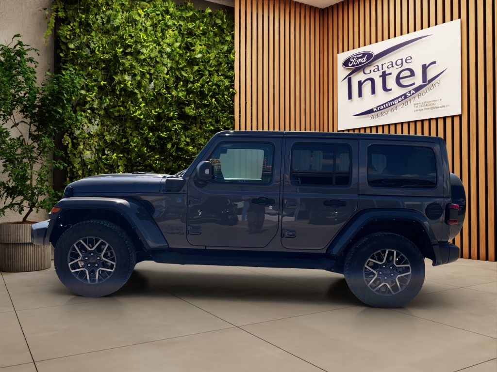 JEEP WRANGLER 2.0 Turbo 80th Anniversary Unlimited 4xe, Hybride Rechargeable Essence/Électricité, Occasion / Utilisé, Automatique - 4