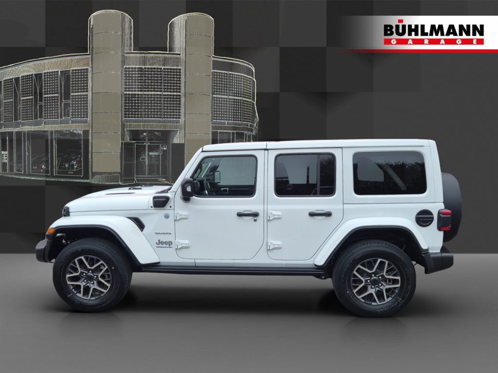 JEEP Wrangler 2.0 Turbo Sahara Unlimited 4xe, Plug-in-Hybrid Benzin/Elektro, Vorführwagen, Automatik - 2