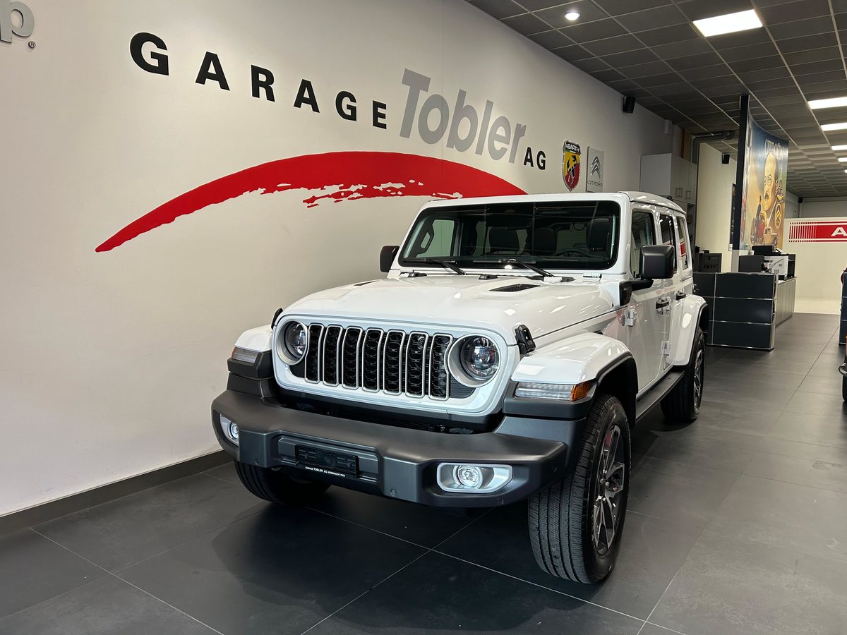 JEEP Wrangler 2.0 Turbo Sahara Power Unlimited 4xe, Hybride Rechargeable Essence/Électricité, Voiture nouvelle, Automatique - 2
