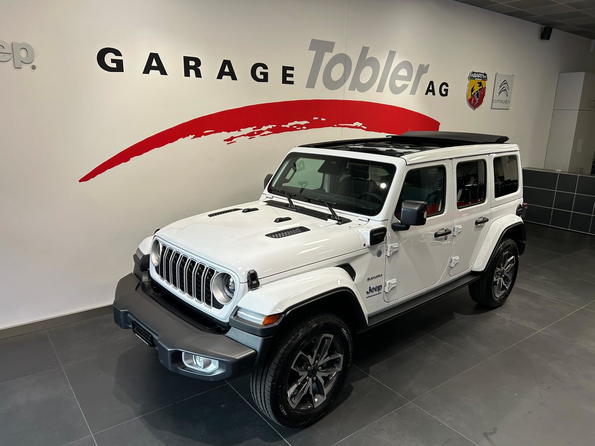 JEEP Wrangler 2.0 Turbo Sahara Power Unlimited 4xe, Hybride Rechargeable Essence/Électricité, Voiture nouvelle, Automatique - 5