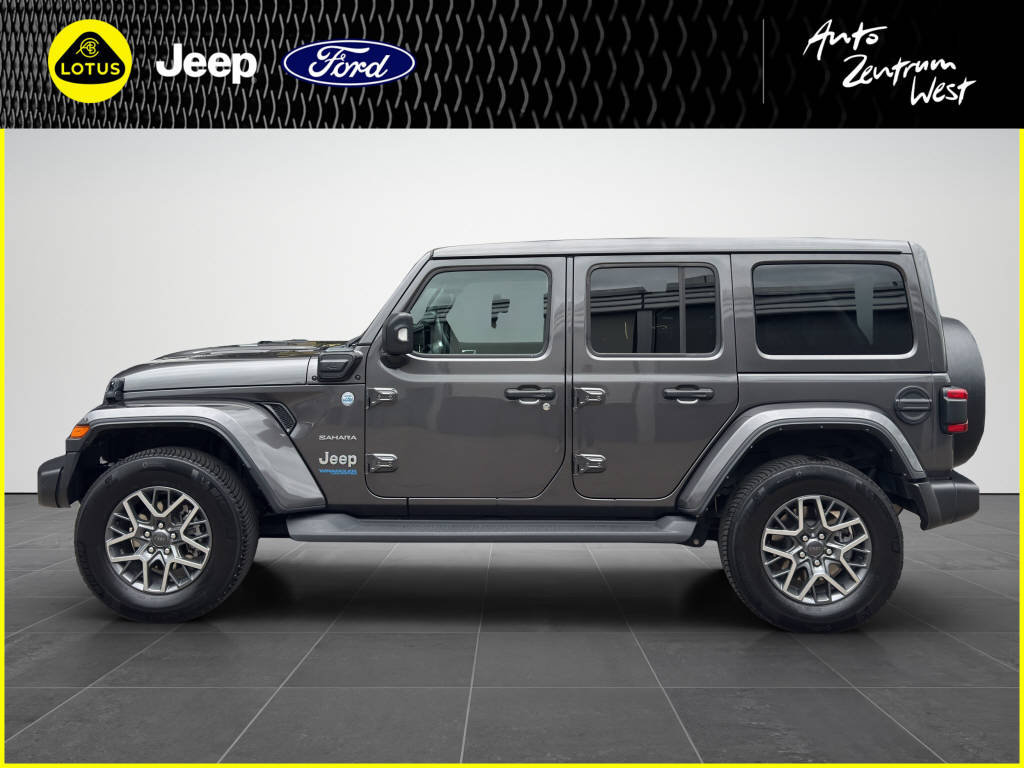 JEEP Wrangler 2.0 Turbo Sahara Unlimited Sky 4xe 380PS, Plug-in-Hybrid Benzin/Elektro, Occasion / Gebraucht, Automat - 2