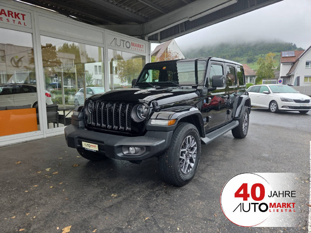 JEEP Wrangler 2.0 Turbo 80th Anniversary Unlimited 4xe, Plug-in-Hybrid Benzina/Elettrica, Occasioni / Usate, Automatico