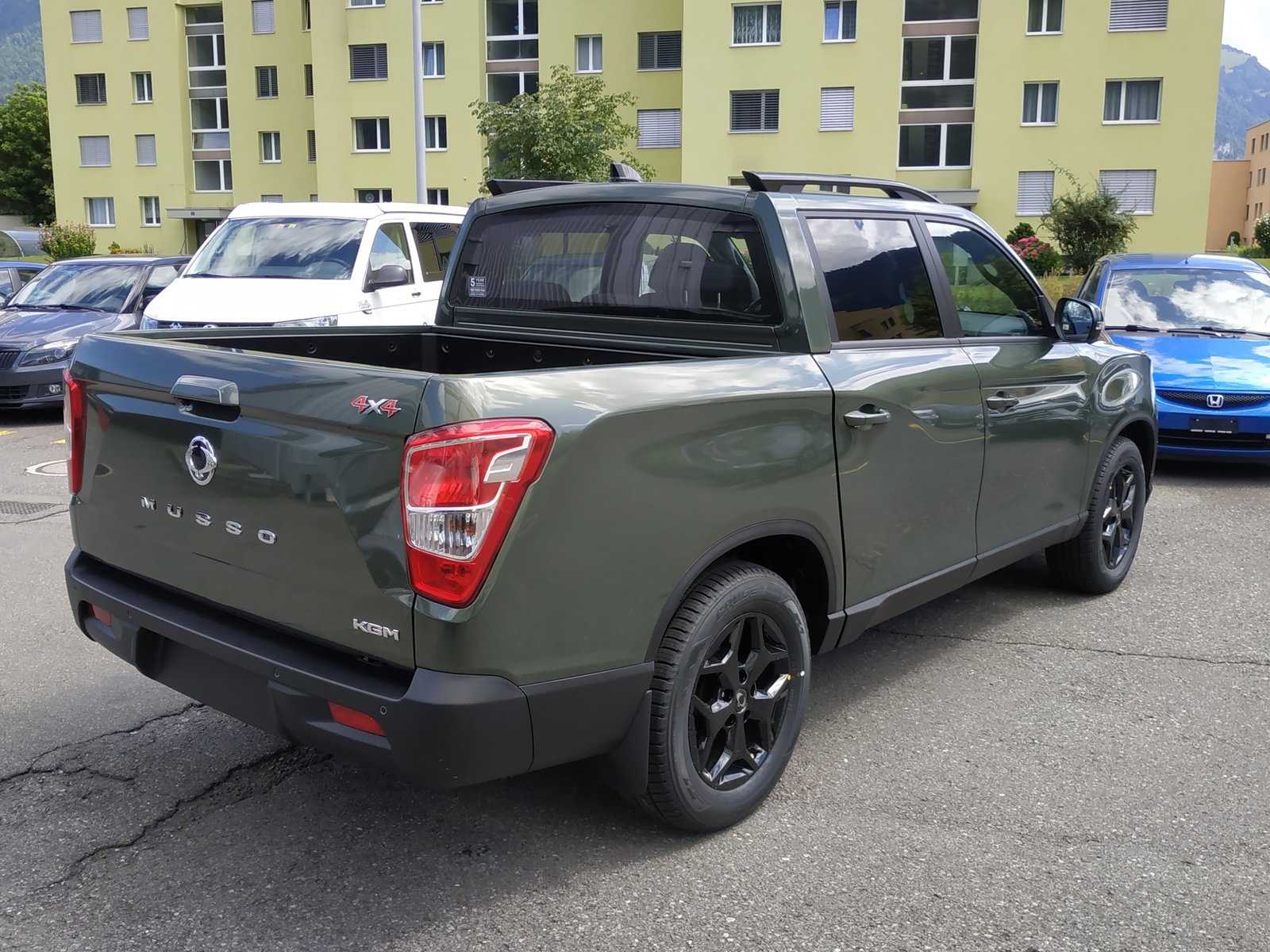 KGM-SSANGYONG Musso 2.2 Blackline 4WD Automat, Diesel, Voiture nouvelle, Automatique - 7