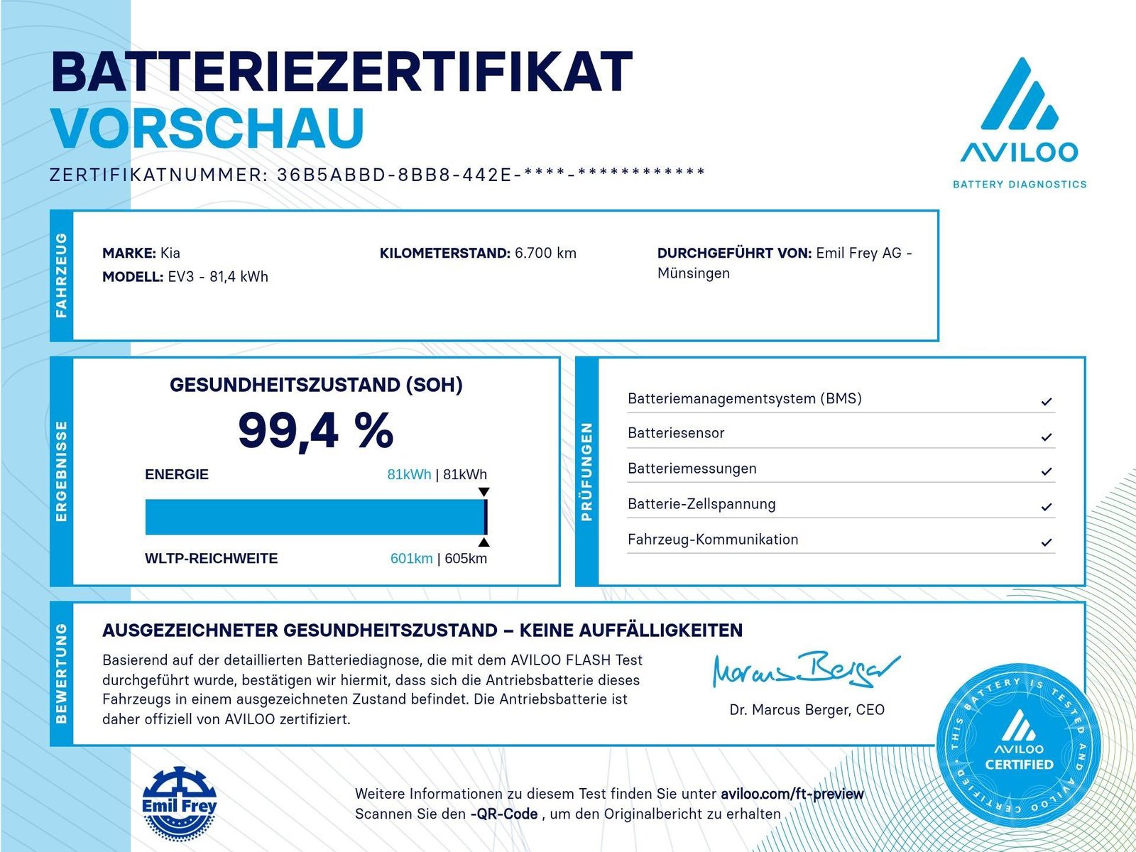 KIA EV3 81 kWh Earth, Électrique, Occasion / Utilisé, Automatique - 2