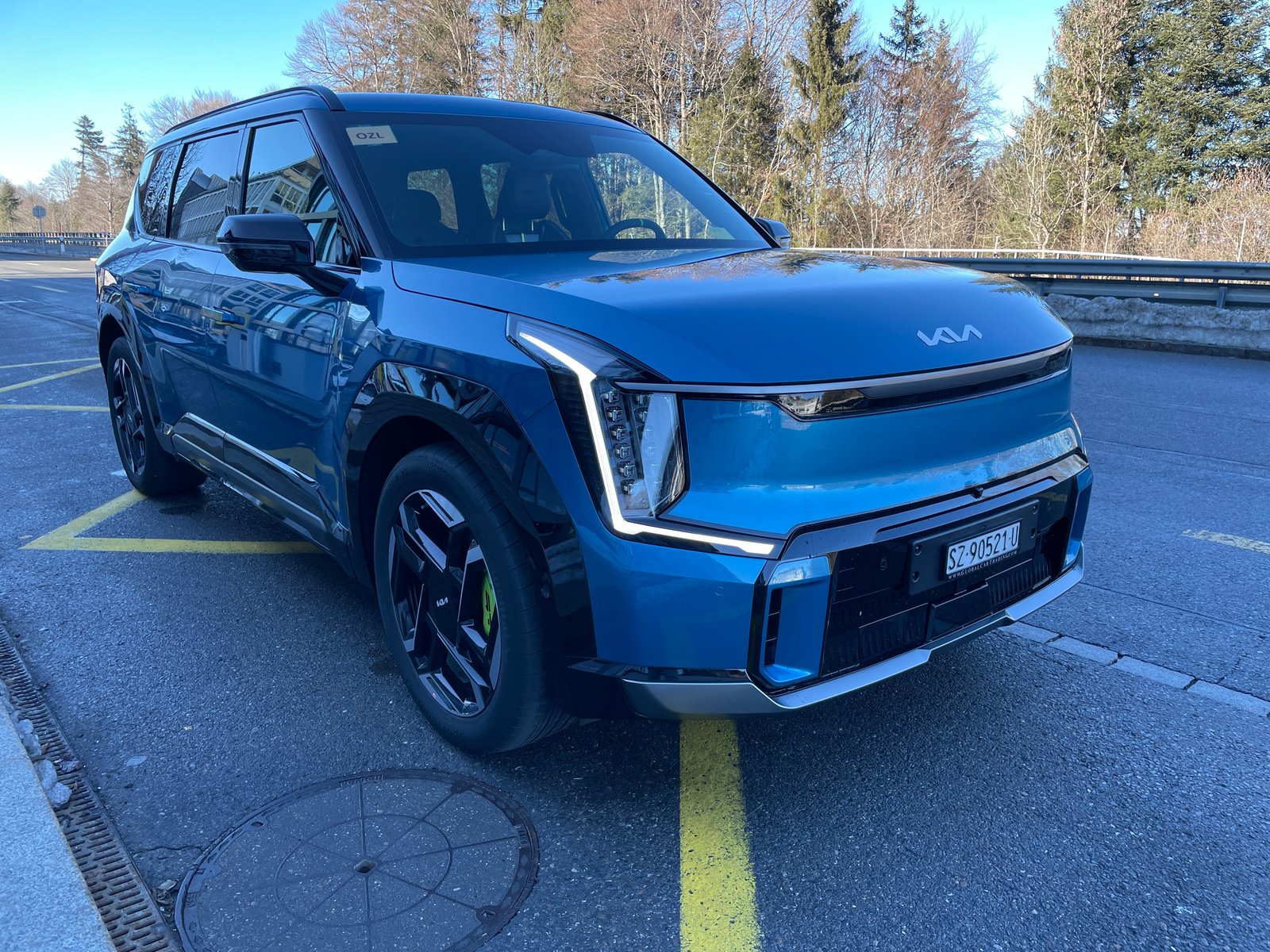 KIA EV9 99,8 kWh GT 4x4 mit Panoramaschiebedach, 7-Sitzer, Électrique, Voiture nouvelle, Automatique - 3