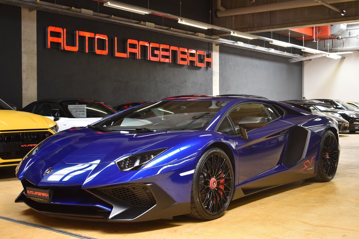 LAMBORGHINI Aventador LP750-4 SuperVeloce Coupé E-Gear - Blue-Sideris