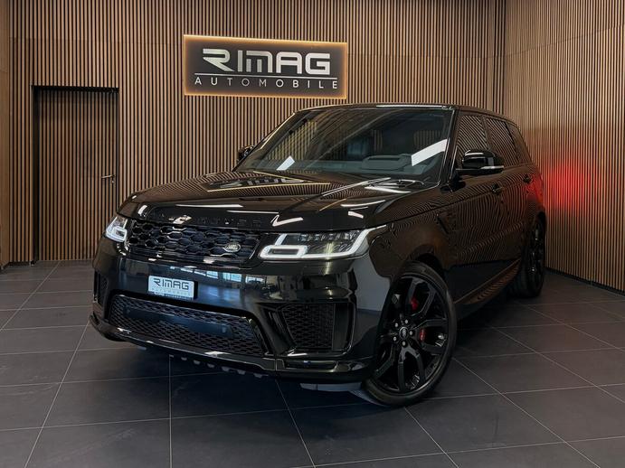 LAND ROVER Range Rover Sport D350 3.0D I6D Santorini Black, Mild-Hybrid Diesel/Elektro, Occasion / Gebraucht, Automatik