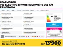 LEAPMOTOR T03 Electric 37kWh Reichweite 265 km Panorama, Electric, New car, Automatic - 2