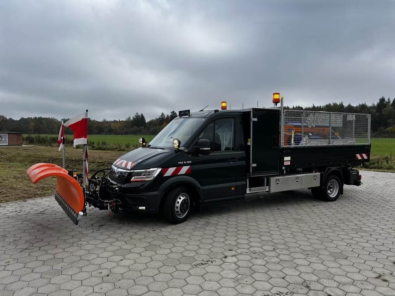 MAN TGE 6.160 Winterdienst, Schild + Streuer, Diesel, Voiture nouvelle, Manuelle - 2