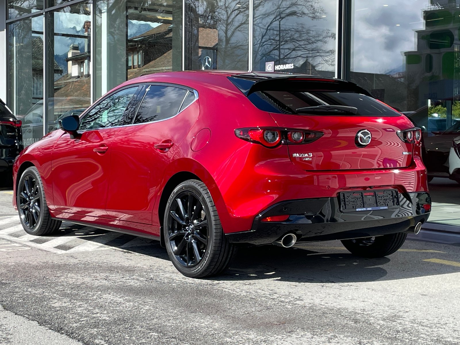 MAZDA 3 Hatchback SKYACTIV-X M Hybrid 186 Homura Automat, Mild-Hybrid Benzin/Elektro, Neuwagen, Automatik - 4