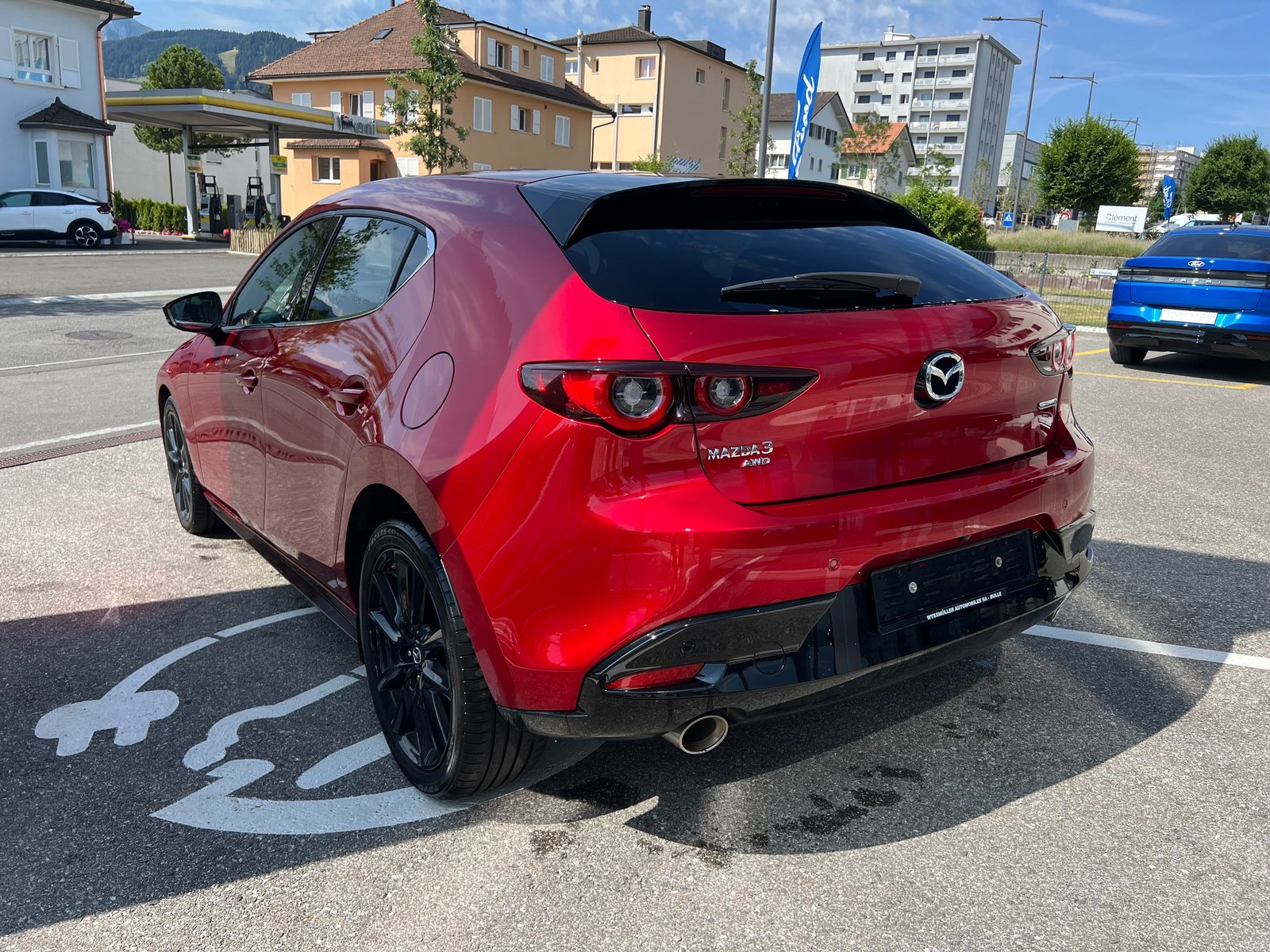 MAZDA 3 Hatchback SKYACTIV-X MHybrid 186 Exclusive Line AWD, Hybride Léger Essence/Électricité, Occasion / Utilisé, Automatique - 3
