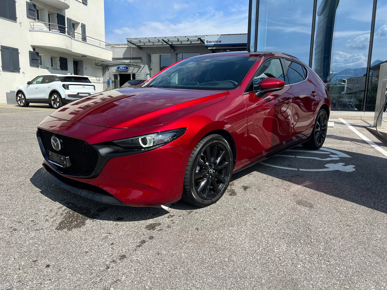 MAZDA 3 Hatchback SKYACTIV-X MHybrid 186 Exclusive Line AWD, Hybride Léger Essence/Électricité, Occasion / Utilisé, Automatique - 4