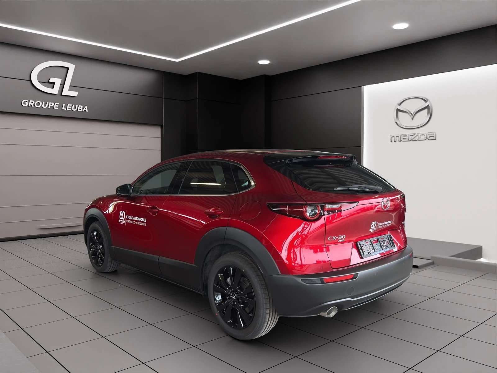 MAZDA CX-30 SKYACTIV-X 186 M Hybrid Homura AWD AT, Mild-Hybrid Benzin/Elektro, Neuwagen, Automatik - 4