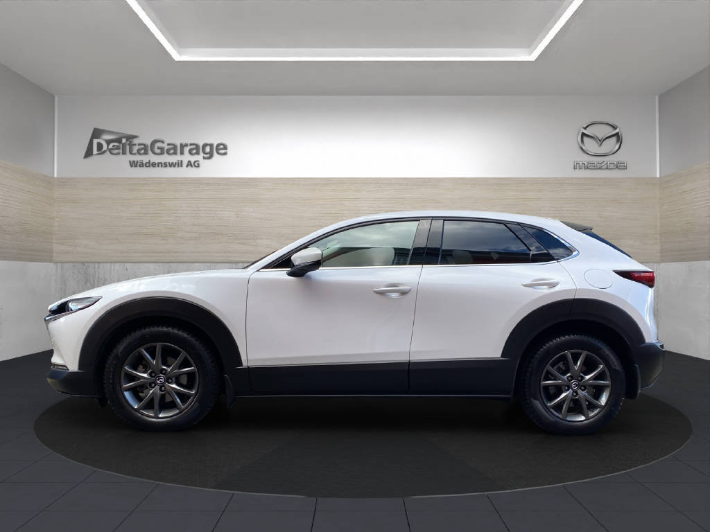MAZDA CX-30 eSX186 AT AWD Takumi Leder Weiss, Hybride Léger Essence/Électricité, Occasion / Utilisé, Automatique - 2