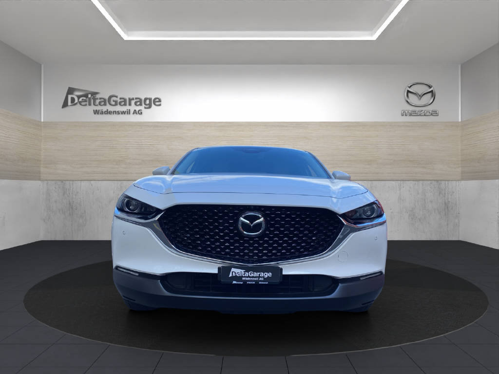 MAZDA CX-30 eSX186 AT AWD Takumi Leder Weiss, Hybride Léger Essence/Électricité, Occasion / Utilisé, Automatique - 3