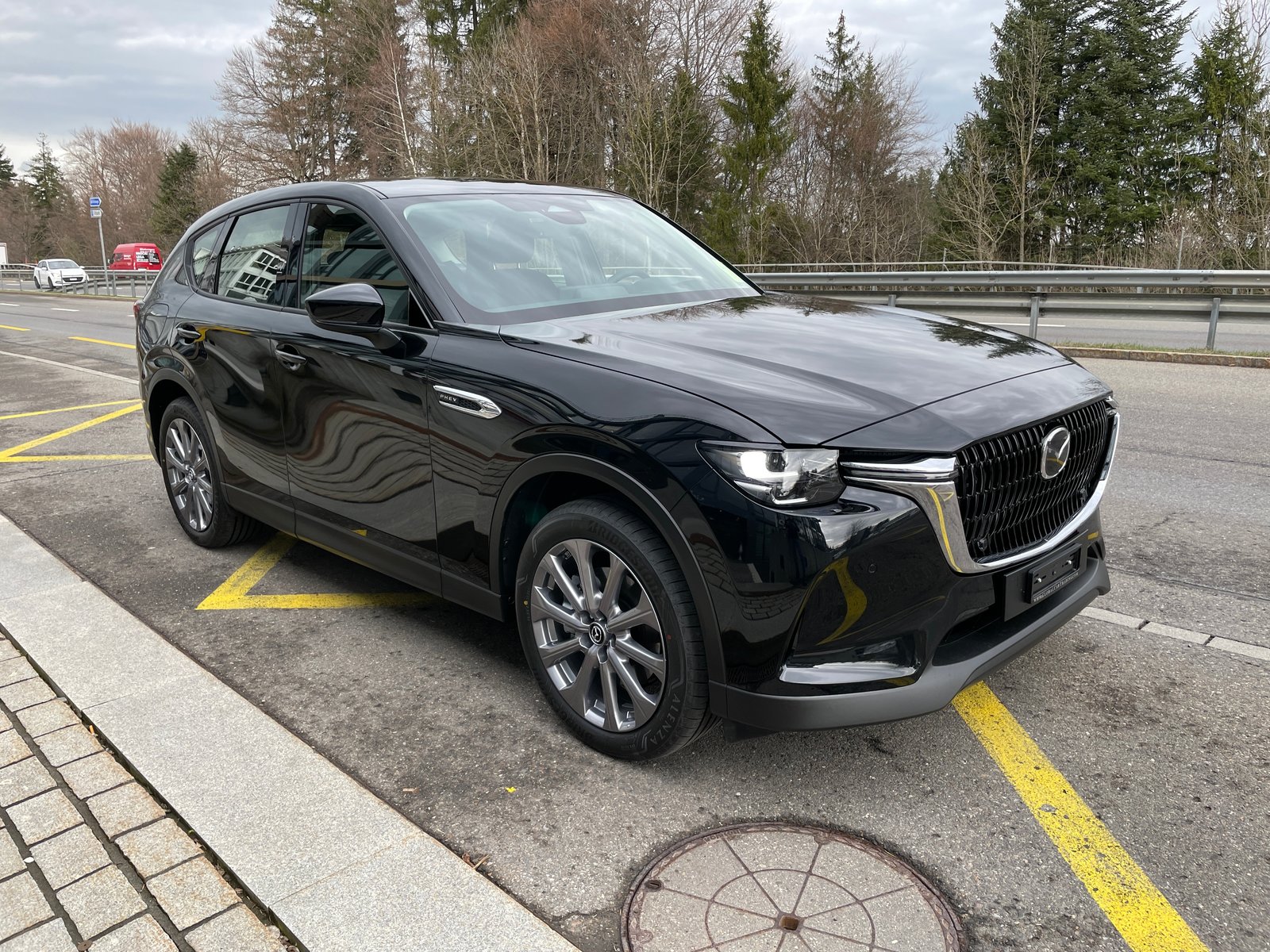 MAZDA CX-60 e-Skyactiv PHEV 327 AWD Exclusive Line mit AHK, Hybride Rechargeable Essence/Électricité, Voiture nouvelle, Automatique - 3
