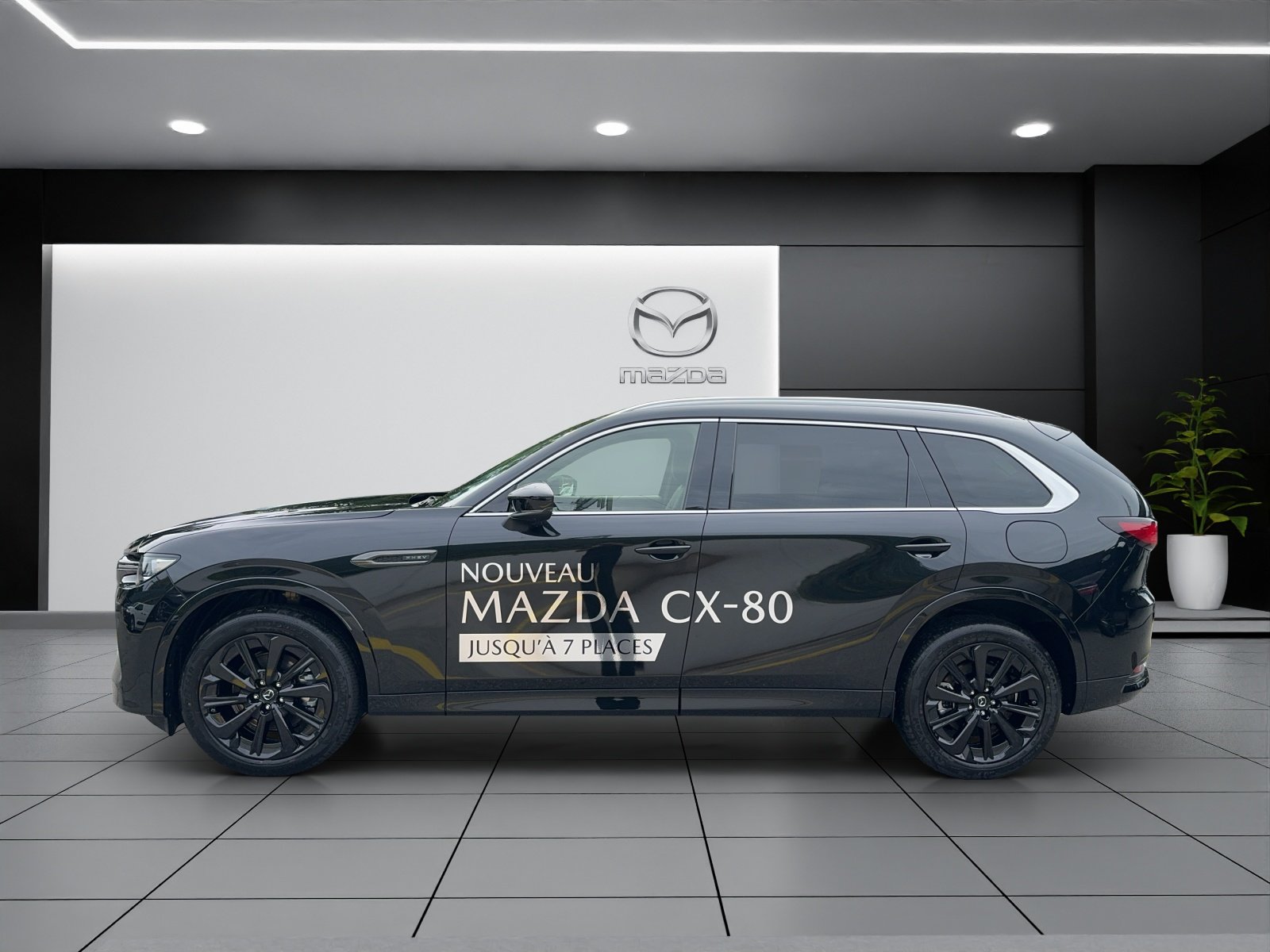 MAZDA CX-80 e-Skyactiv PHEV 327 AWD Homura, Hybride Rechargeable Essence/Électricité, Voiture nouvelle, Automatique - 3