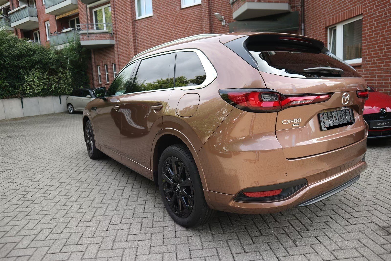 MAZDA CX-80 e-Skyactiv PHEV 327 AWD Homura Plus, Plug-in-Hybrid Benzin/Elektro, Neuwagen, Automatik - 4