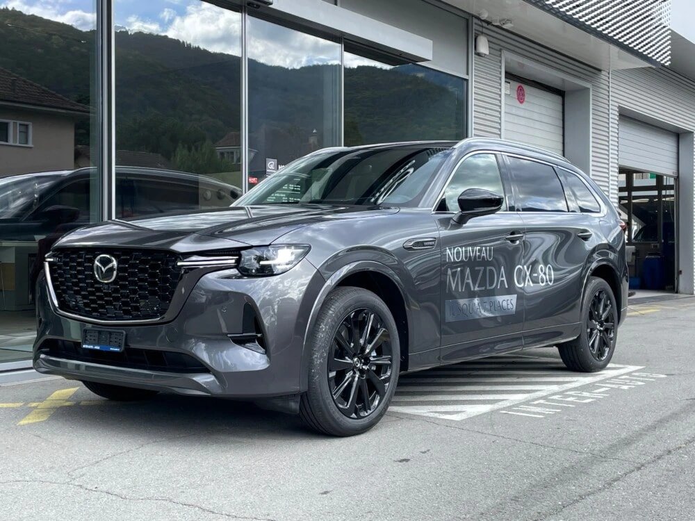 MAZDA CX-80 e-Skyactiv PHEV 327 AWD Homura Plus, Plug-in-Hybrid Petrol/Electric, Ex-demonstrator, Automatic