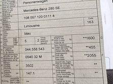 MERCEDES-BENZ 280 SE 3.5 V8  (W108), Essence, Occasion / Utilisé, Automatique - 4