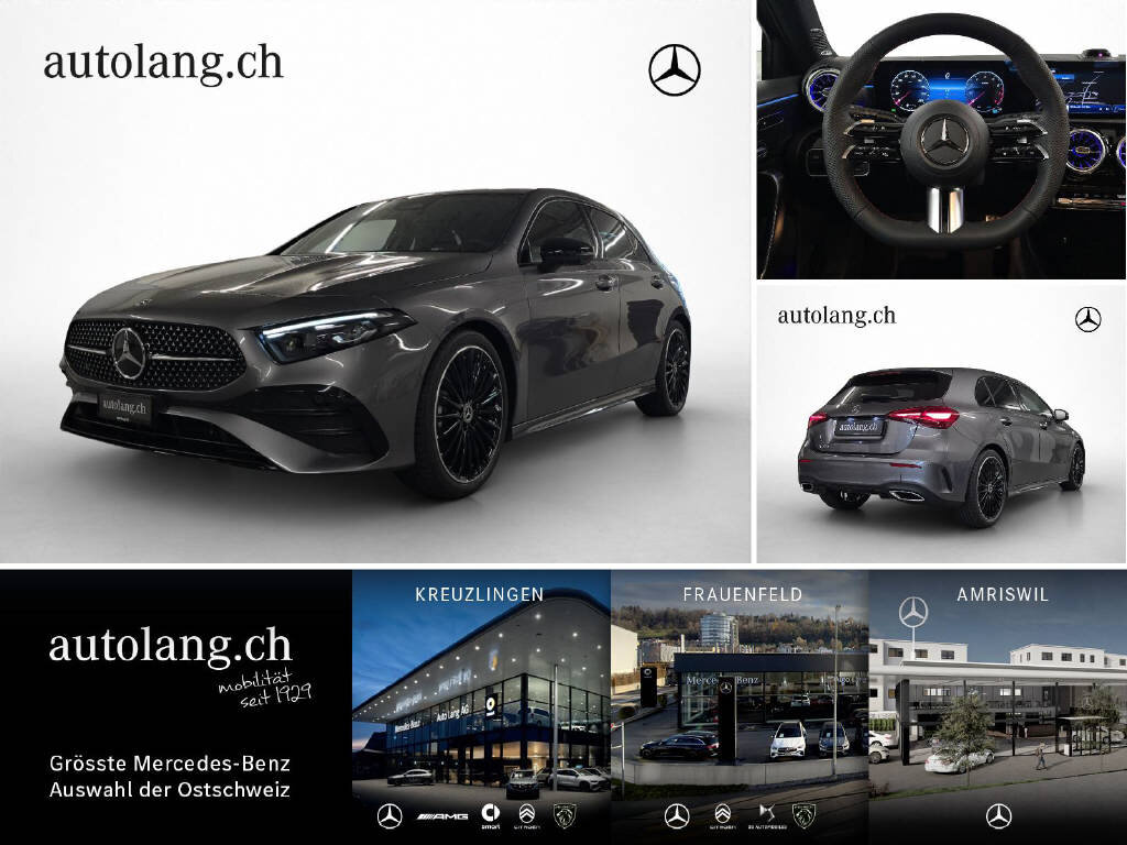 MERCEDES-BENZ A 200 AMG Line Night Star, Hybride Léger Essence/Électricité, Voiture nouvelle, Automatique