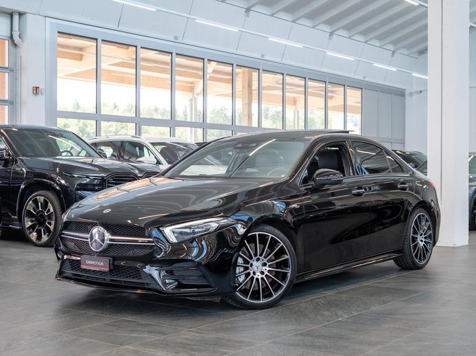 MERCEDES-BENZ A 35 AMG 4matic Limousine / Panorama-Schiebeda, Benzin, Occasion / Gebraucht, Automatik