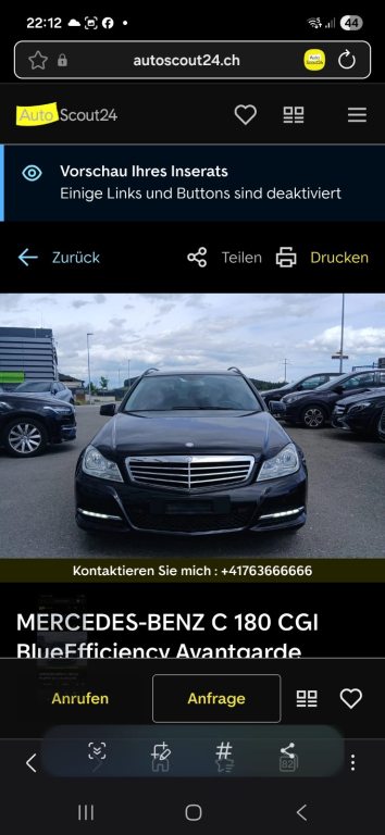 MERCEDES-BENZ C 180 Kombi, Benzin, Occasion / Gebraucht, Handschaltung - 2