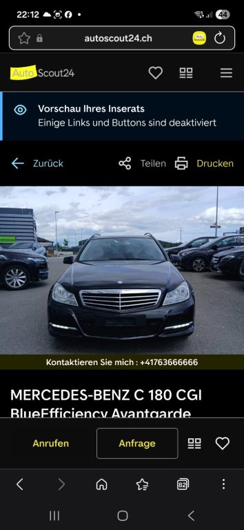 MERCEDES-BENZ C 180 Kombi