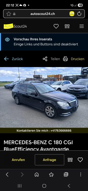 MERCEDES-BENZ C 180 Kombi, Benzin, Occasion / Gebraucht, Handschaltung - 3