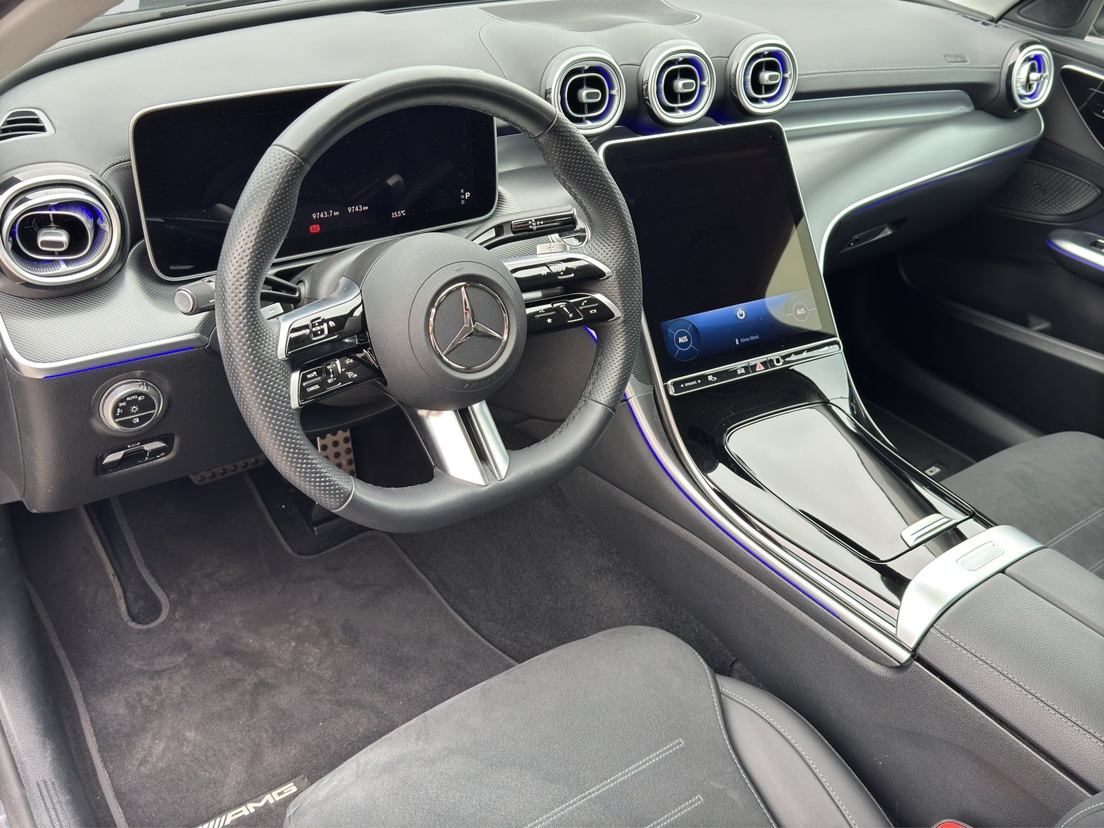 MERCEDES-BENZ C 180 AMG 9G-Tronic, Hybride Léger Essence/Électricité, Occasion / Utilisé, Automatique - 7