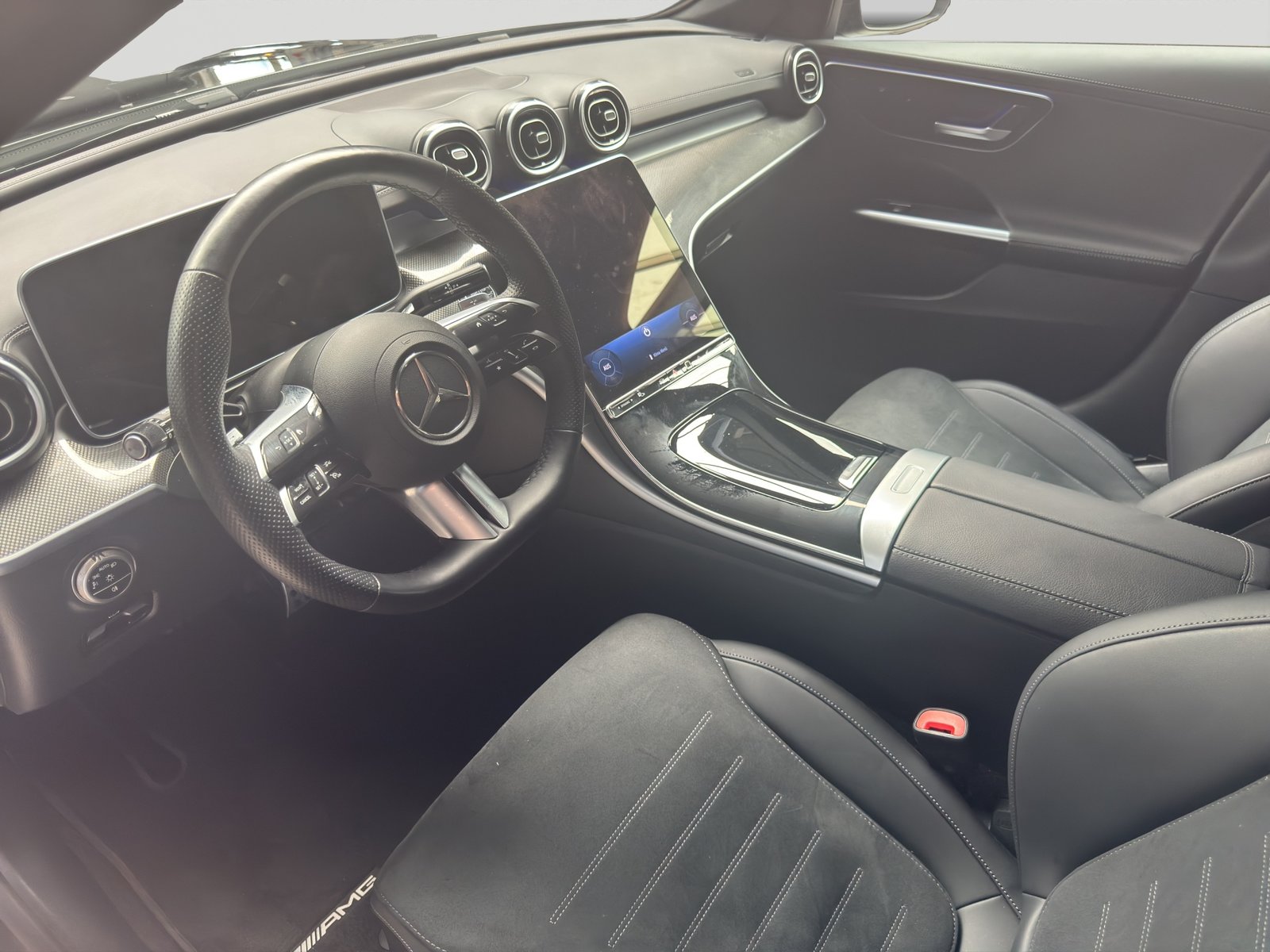 MERCEDES-BENZ C 180 AMG Line, Mild-Hybrid Benzin/Elektro, Occasion / Gebraucht, Automatik - 7
