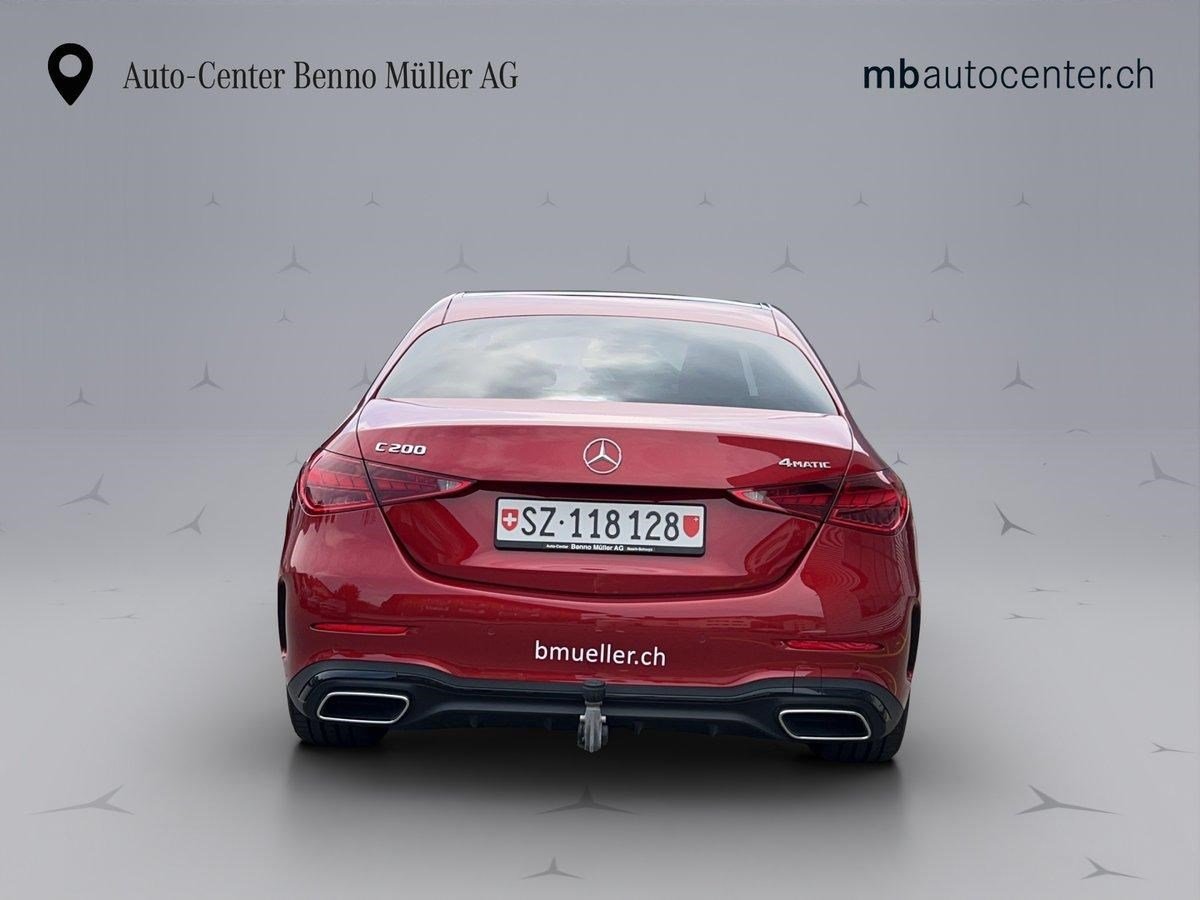 MERCEDES-BENZ C 200 AMG Line 4matic, Hybride Léger Essence/Électricité, Occasion / Utilisé, Automatique - 4