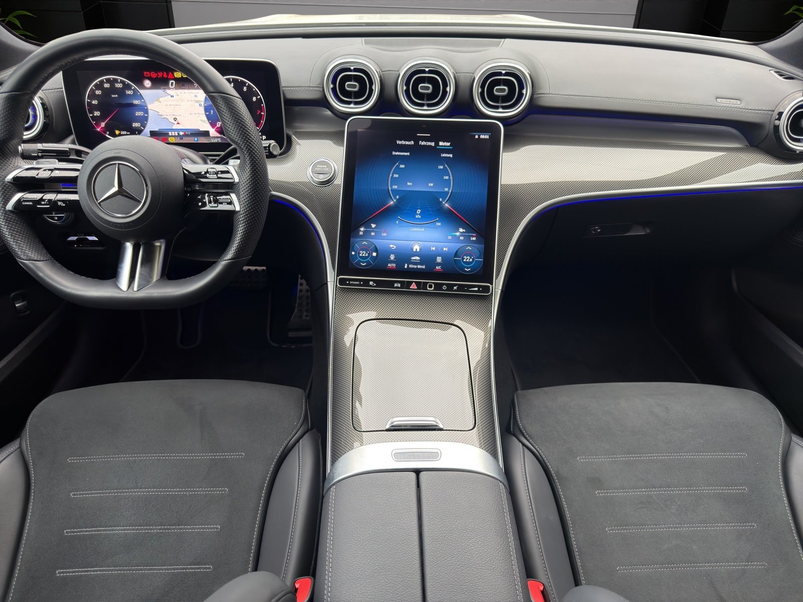MERCEDES-BENZ C 200 4M AMG Line, Mild-Hybrid Benzin/Elektro, Occasion / Gebraucht, Automatik - 7