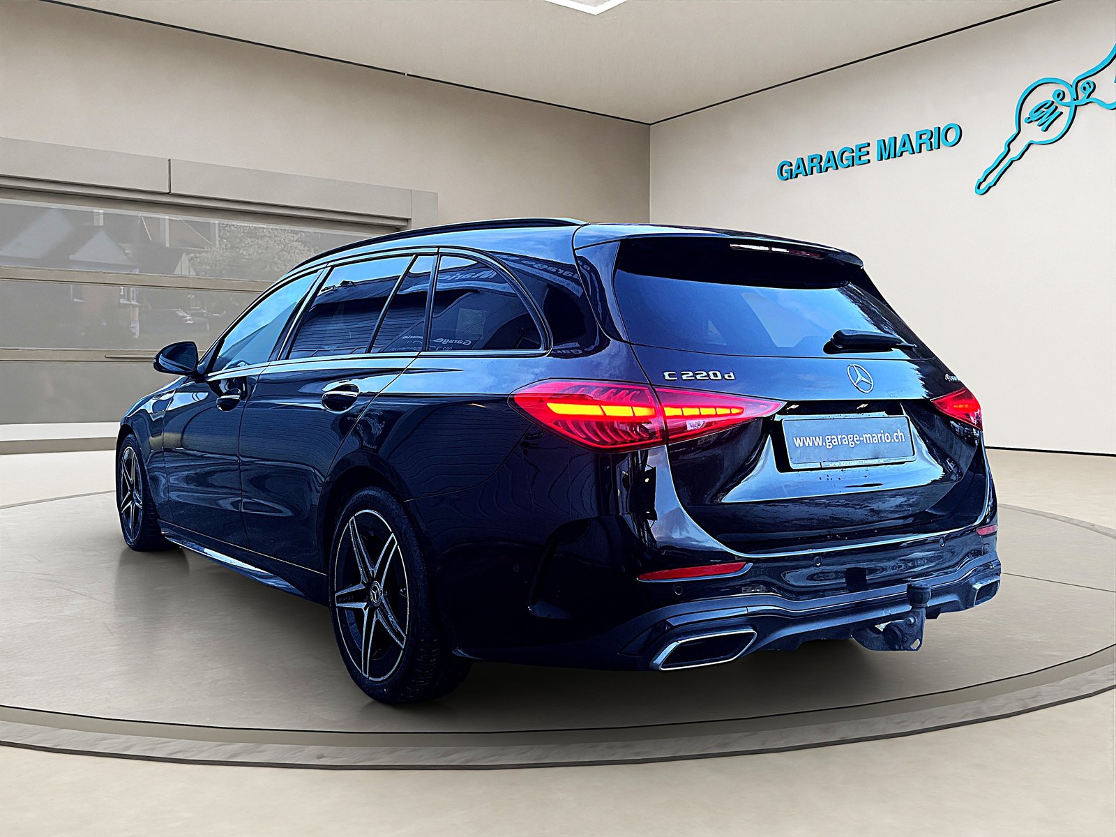 MERCEDES-BENZ C 220 d T 4Matic FACELIFT * AMG Line *, Hybride Léger Diesel/Électricité, Occasion / Utilisé, Automatique - 7