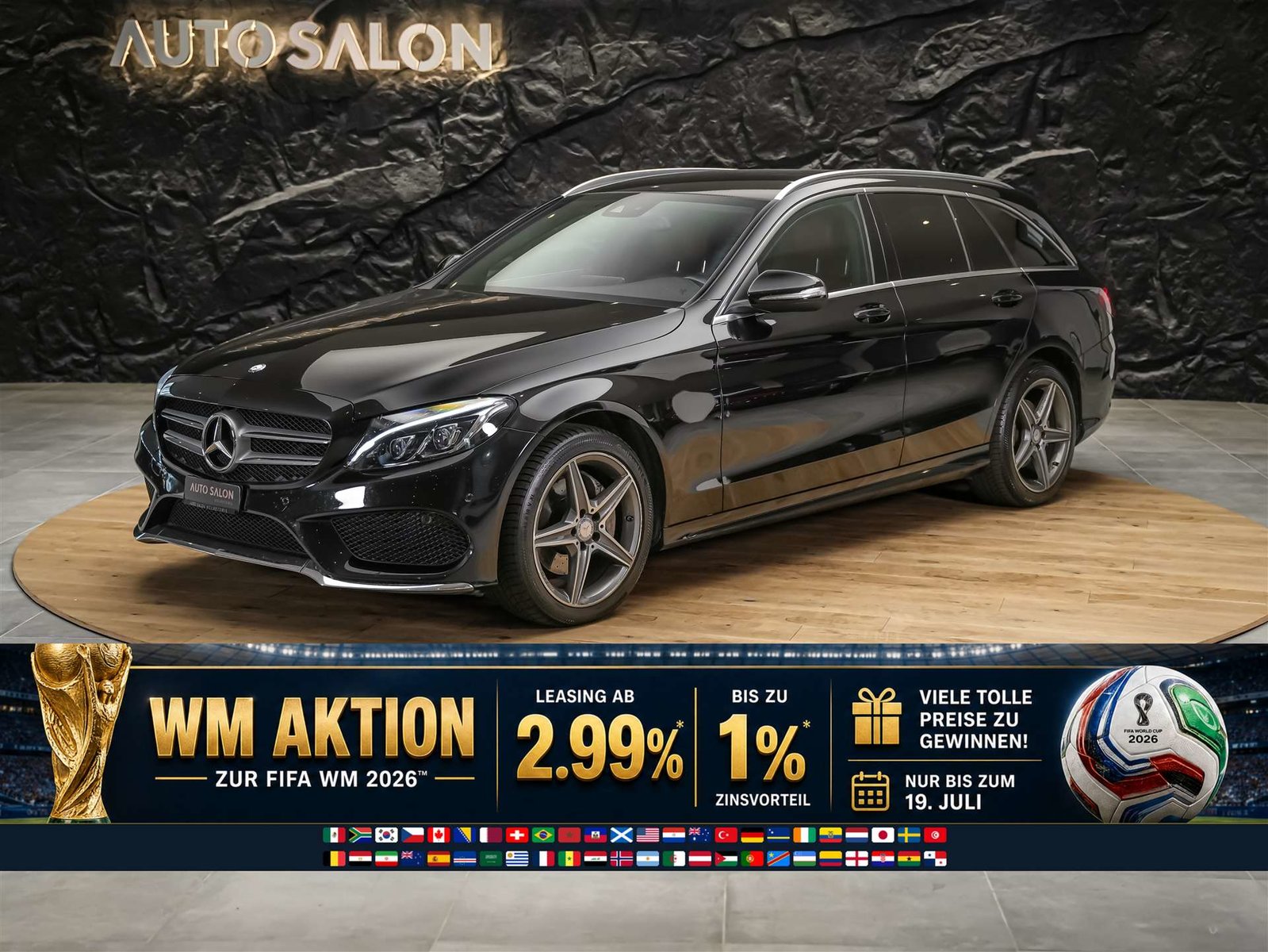 MERCEDES-BENZ C 220 d AMG Line 7G-Tronic *CH Auto*Burmester
