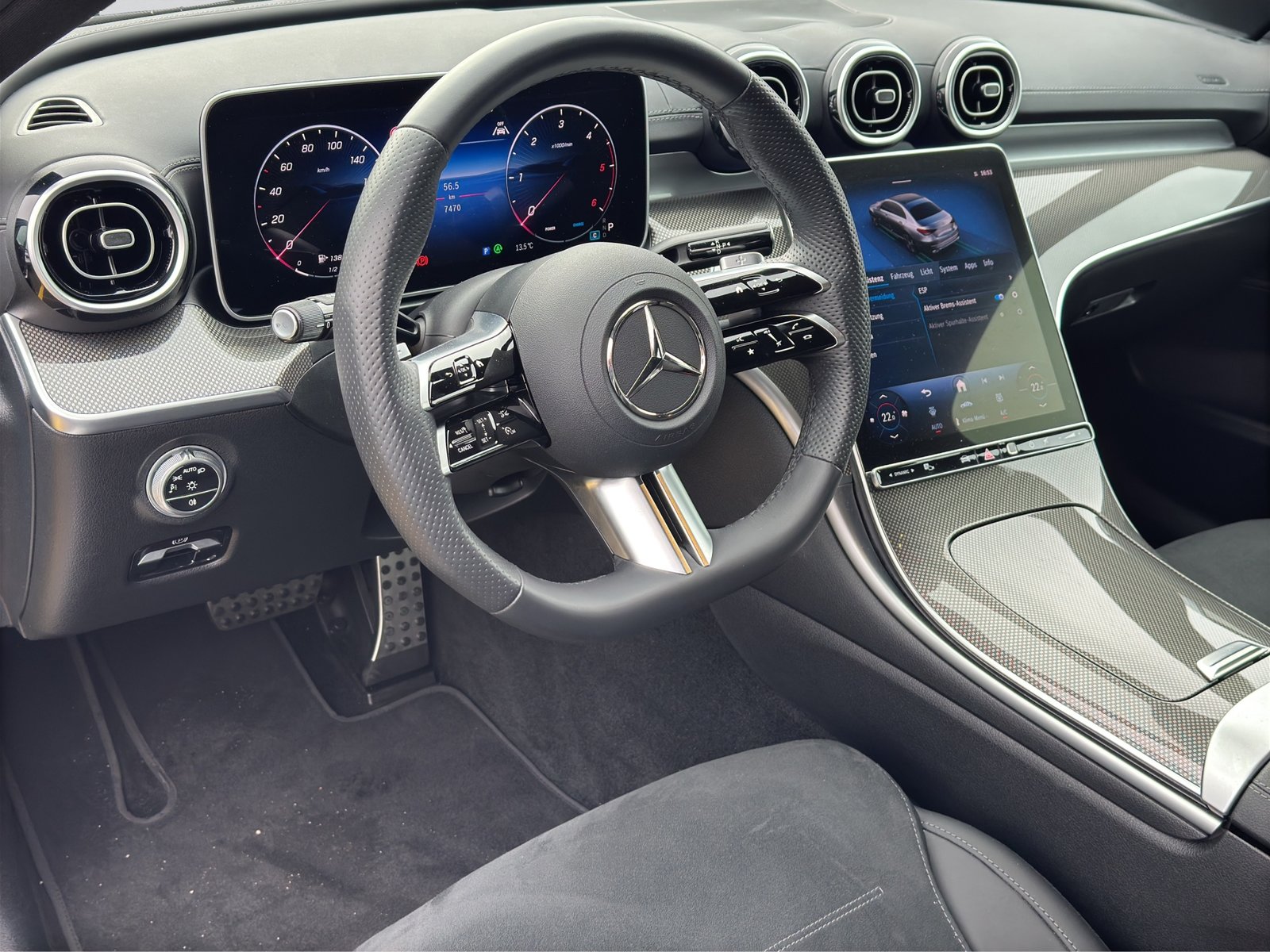 MERCEDES-BENZ C 220 d AMG 9G-Tronic, Mild-Hybrid Diesel/Elektro, Occasion / Gebraucht, Automatik - 7