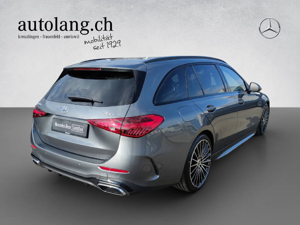 MERCEDES-BENZ C 300 AMG Line 4Matic T- Modell, Mild-Hybrid Petrol/Electric, Second hand / Used, Automatic - 4