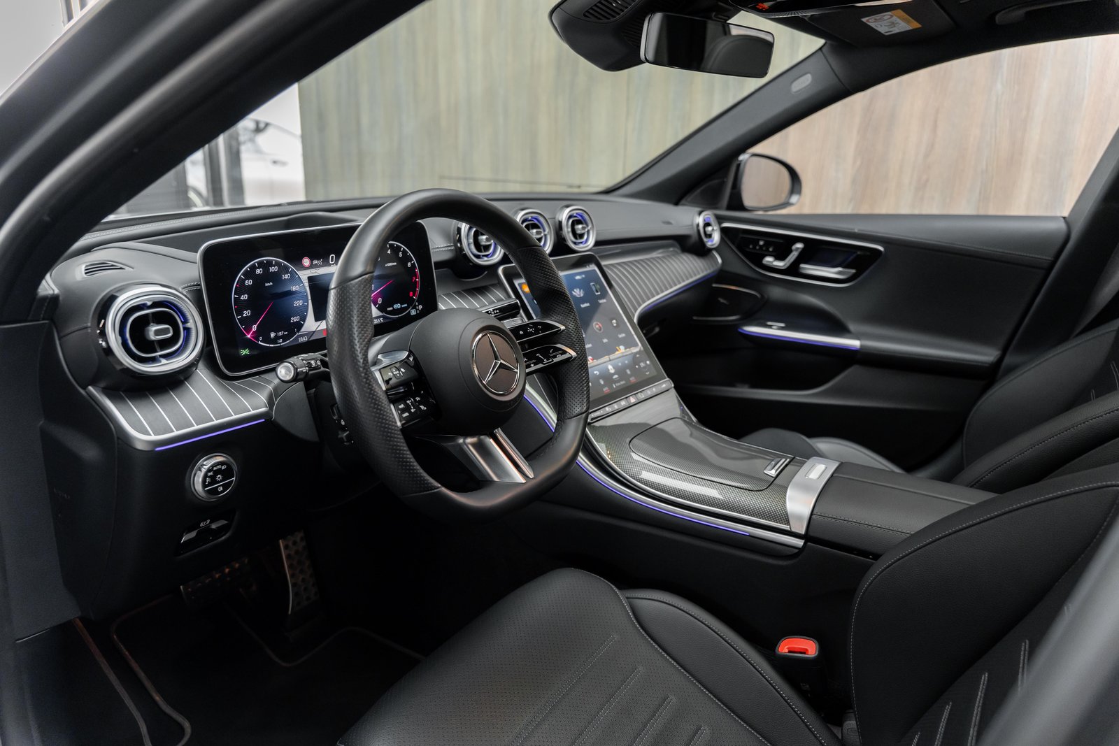 MERCEDES-BENZ C 300 T 4Matic AMG Line  Grau Magno  CH-Fz, Hybride Leggero Benzina/Elettrica, Occasioni / Usate, Automatico - 4