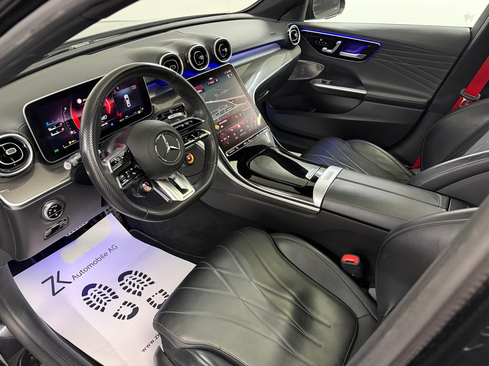 MERCEDES-BENZ C 43 AMG Obsidian Black 408PS 4Matic / 360 Kam, Mild-Hybrid Petrol/Electric, Second hand / Used, Automatic - 7
