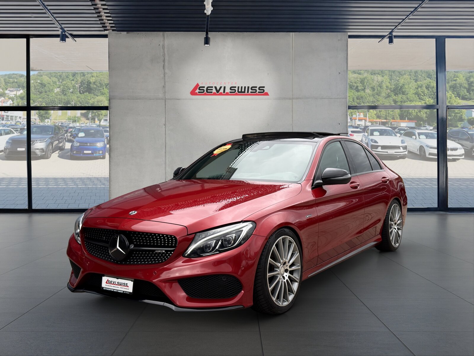 MERCEDES-BENZ C 450 AMG 4Matic 7G-Tronic*Hagelschaden*statt 23'900.- jetz, Benzin, Occasion / Gebraucht, Automatik - 7