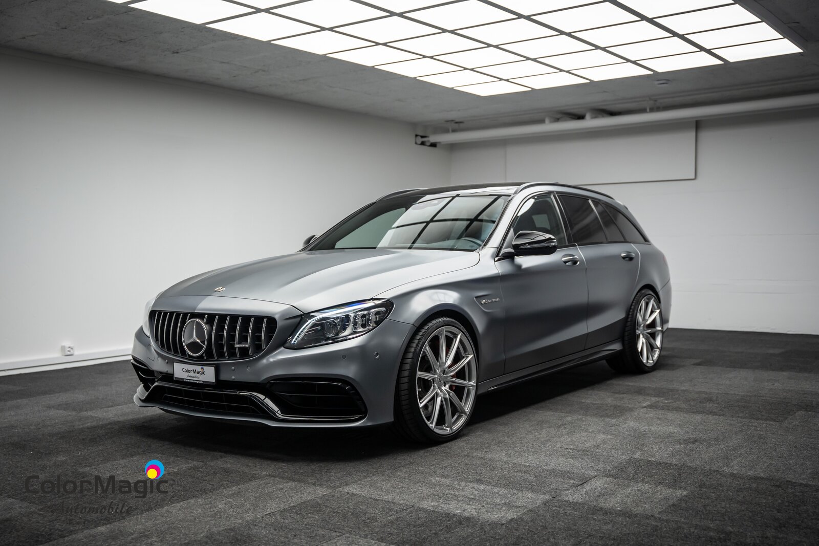 MERCEDES-BENZ * C 63 S AMG T * GRAU MATT * 20 ZOLL SOMMERRAD * 19 ZOLL WI