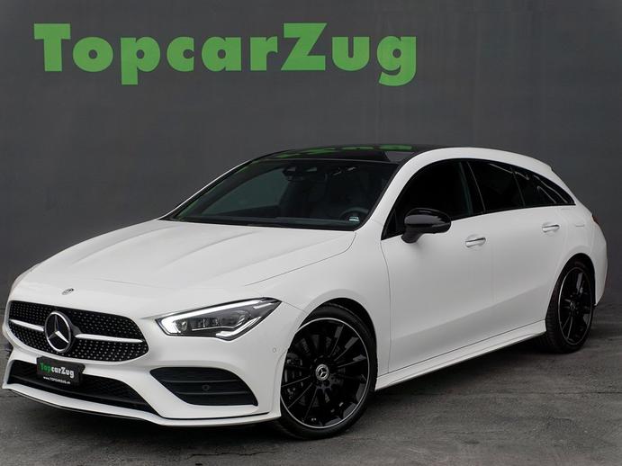 MERCEDES-BENZ CLA Shooting Brake 250 4Matic 7G-DCT AMG Line / CH-Fahrzeug , Petrol, Second hand / Used, Automatic