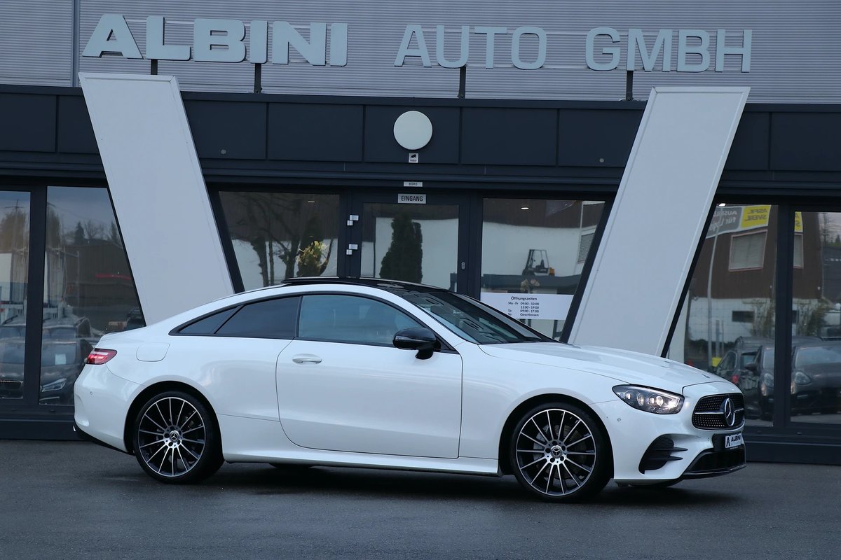 MERCEDES-BENZ E 220 d Coupé AMG Line *DIAMANTWEISS* 9G-Tronic, Diesel, Occasion / Gebraucht, Automatik - 2