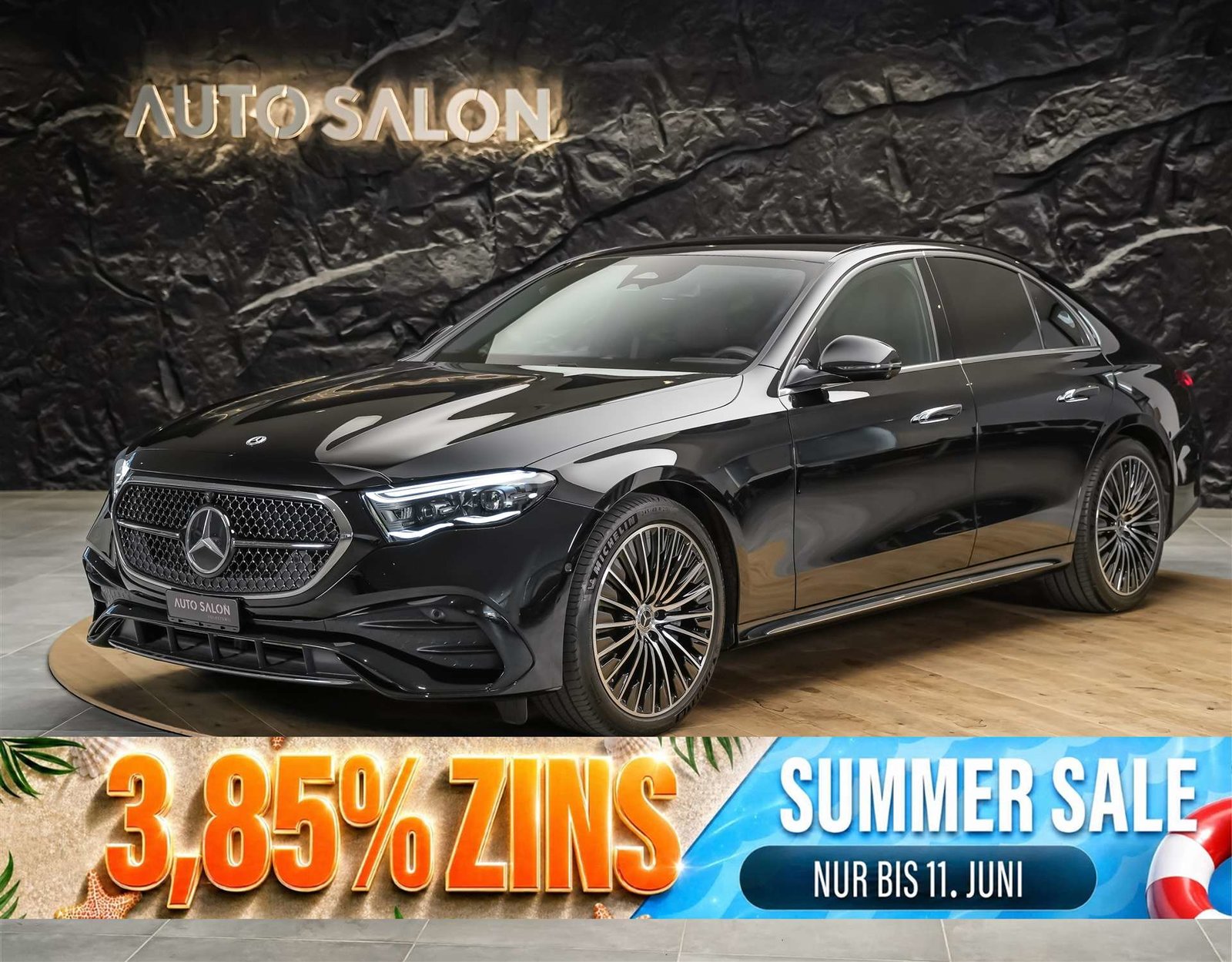 MERCEDES-BENZ E 220 d 4Matic AMG Line 9G-Tronic *Superscreen