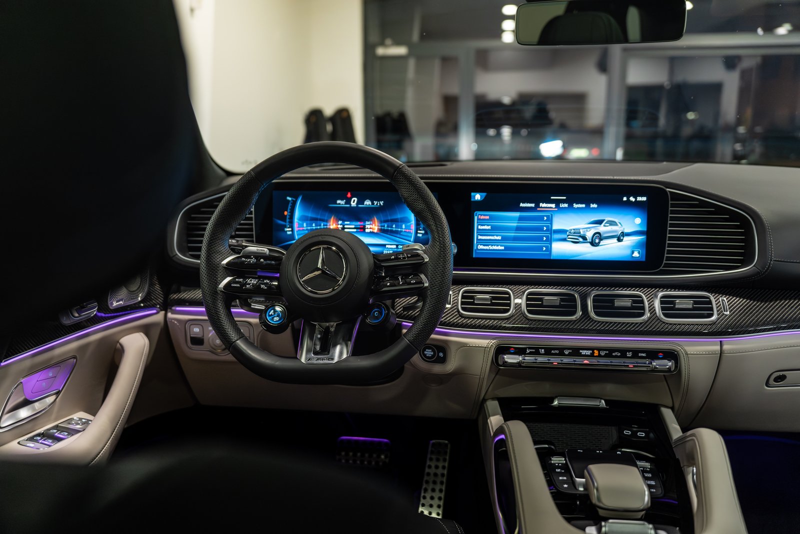 MERCEDES-BENZ GLE 53 AMG Facelift 4Matic+ 9G 7-Plätzer, Hybride Léger Essence/Électricité, Occasion / Utilisé, Automatique - 3