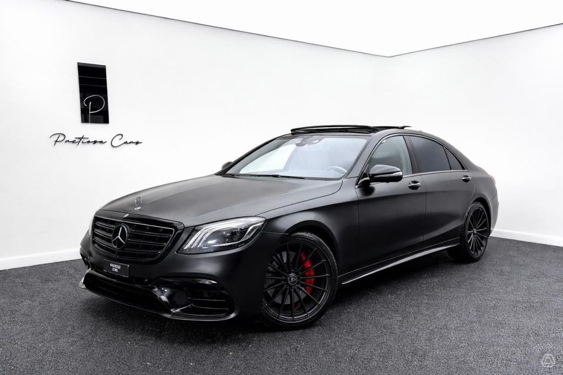 MERCEDES-BENZ S 500 L 4Matic 7G-Tronic Folie Schwarzmatt
