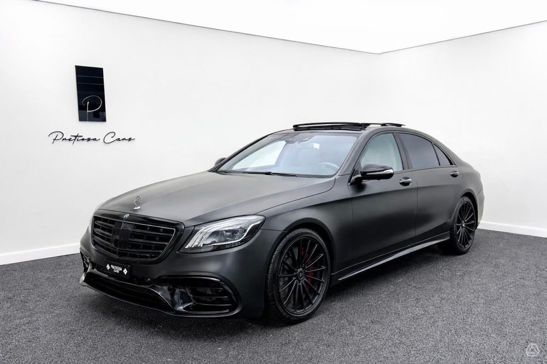 MERCEDES-BENZ S 500 L 4Matic 7G-Tronic Folie Schwarzmatt, Essence, Occasion / Utilisé, Automatique - 2