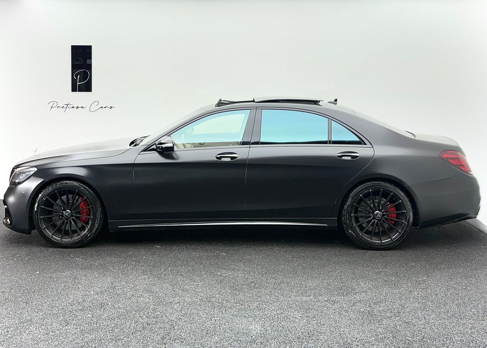 MERCEDES-BENZ S 500 L 4Matic 7G-Tronic Folie Schwarzmatt, Essence, Occasion / Utilisé, Automatique - 4
